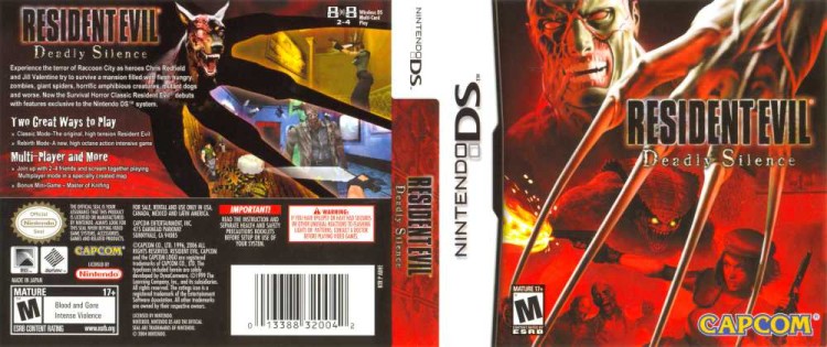 Resident Evil: Deadly Silence - Nintendo DS | VideoGameX