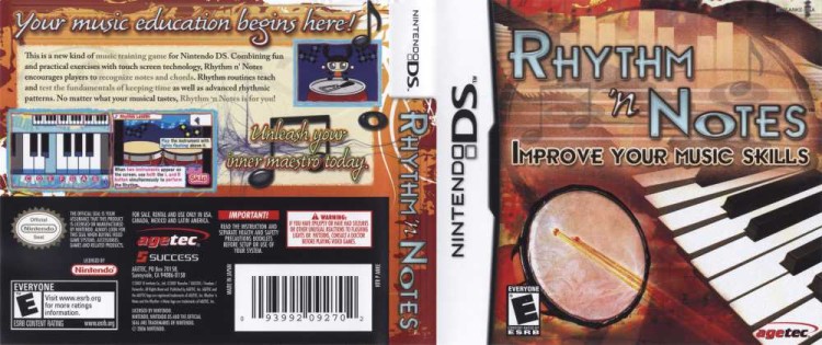 Rhythm 'n Notes - Nintendo DS | VideoGameX
