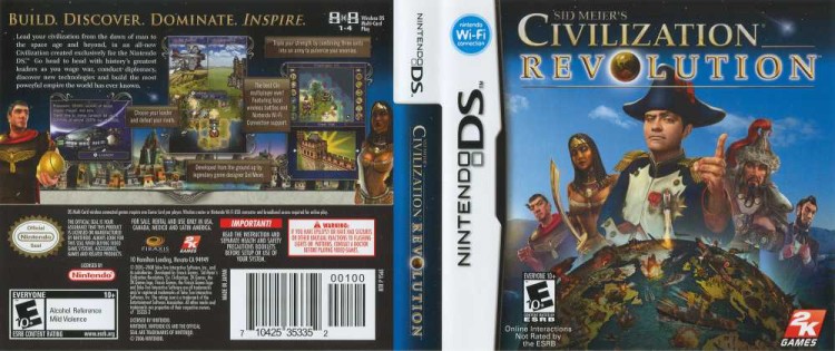 Civilization Revolution - Nintendo DS | VideoGameX