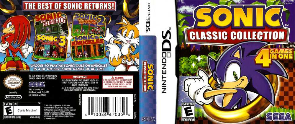 IQGamer: Review: Sonic Classic Collection (DS)