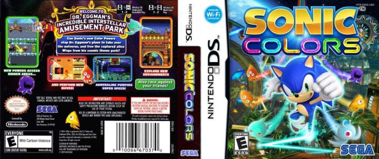 Sonic Colors - Nintendo DS | VideoGameX