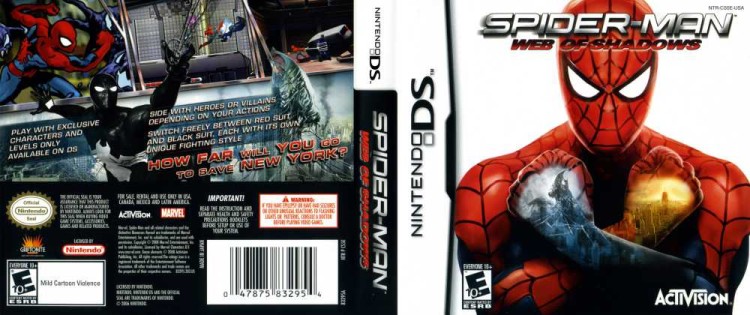Spider-Man: Web of Shadows - Nintendo DS | VideoGameX