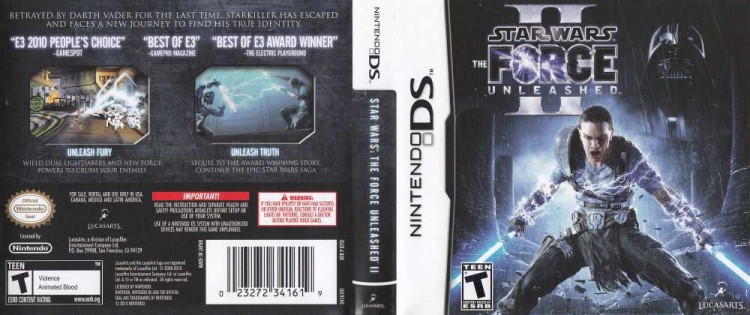 Star Wars: Force Unleashed II - Nintendo DS | VideoGameX