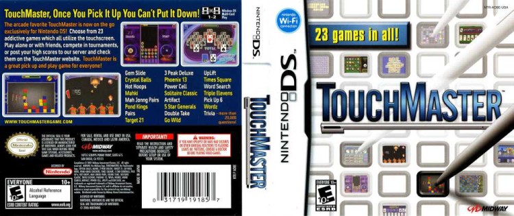 Touchmaster - Nintendo DS | VideoGameX