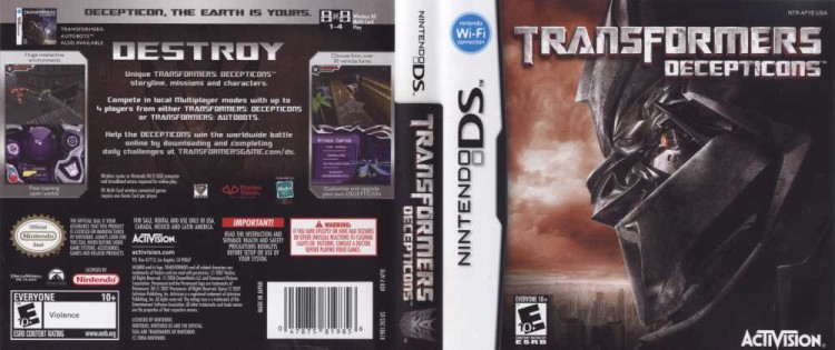 Transformers: Decepticons - Nintendo DS | VideoGameX