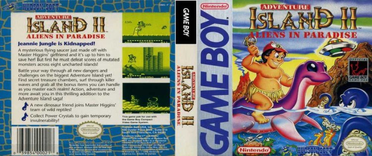 Adventure Island II: Aliens in Paradise, Hudson's - Game Boy | VideoGameX