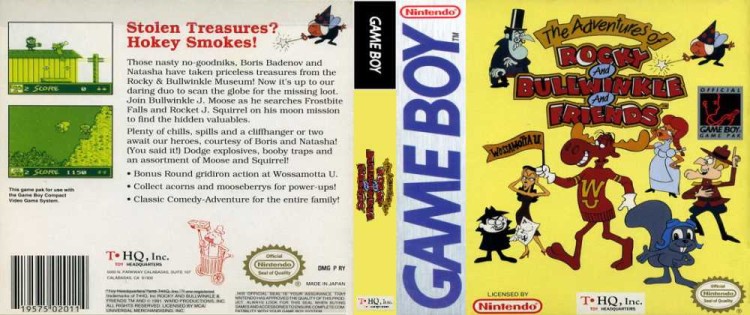 Adventures of Rocky and Bullwinkle and Friends, The - Game Boy | VideoGameX