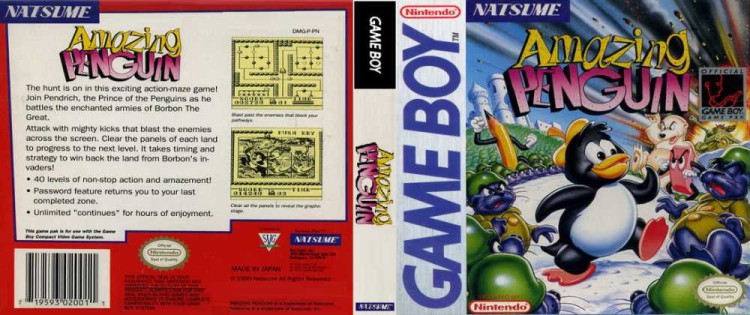 Amazing Penguin - Game Boy | VideoGameX