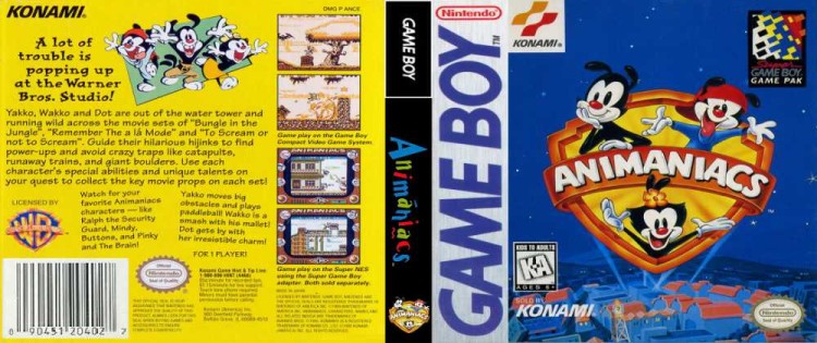 Animaniacs - Game Boy | VideoGameX