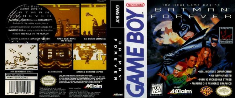 Batman Forever - Game Boy | VideoGameX