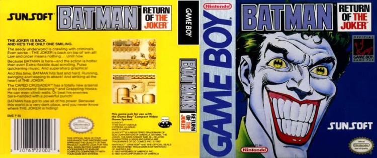 Batman: Return of the Joker - Game Boy | VideoGameX