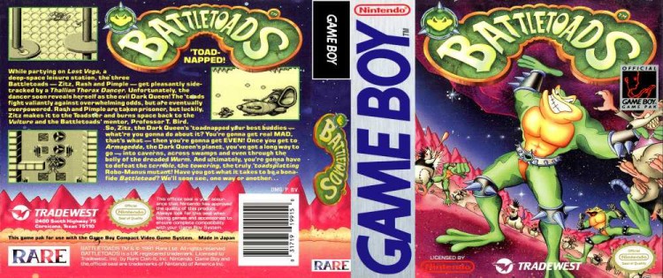 Battletoads - Game Boy | VideoGameX