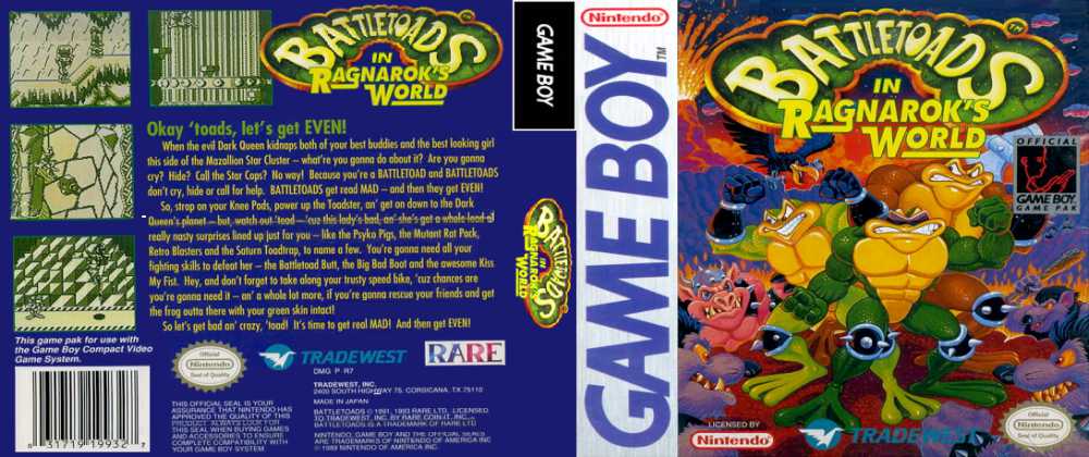 Battletoads in Ragnarok's World - Game Boy | VideoGameX