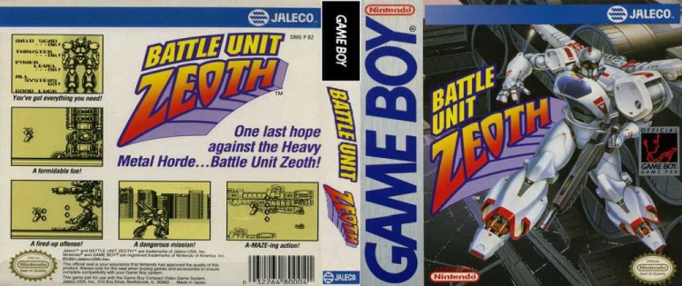 Battle Unit Zeoth - Game Boy | VideoGameX