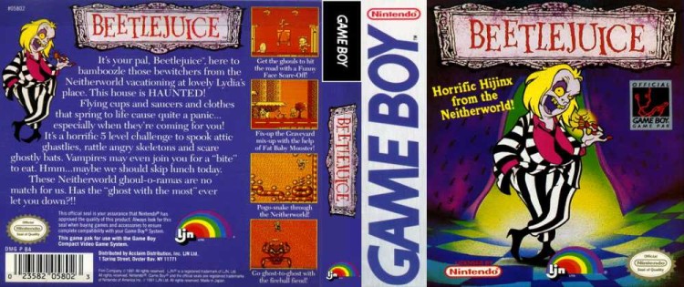 Beetlejuice - Game Boy | VideoGameX