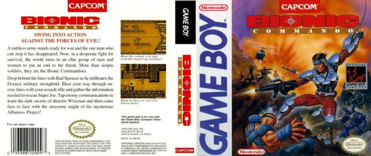 Bionic Commando - Game Boy | VideoGameX