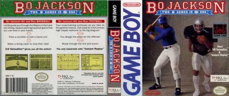 Bo Jackson's Hit and Run! Baseball and Football - Game Boy | VideoGameX