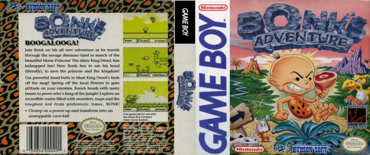 Bonk's Adventure - Game Boy | VideoGameX