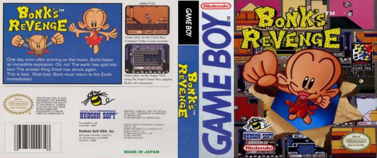 Bonk's Revenge - Game Boy | VideoGameX