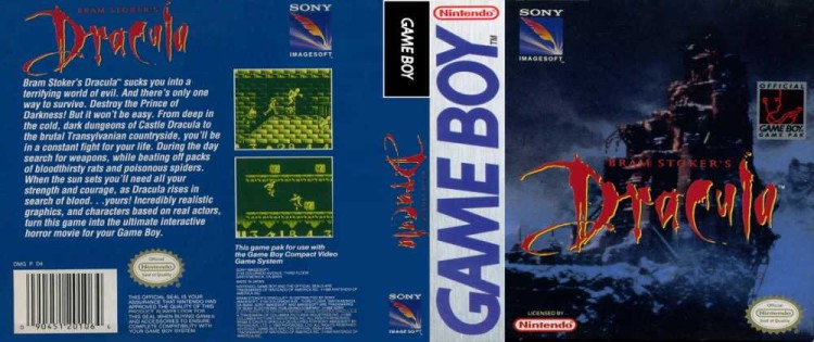 Bram Stoker's Dracula - Game Boy | VideoGameX