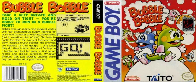Bubble Bobble - Game Boy | VideoGameX