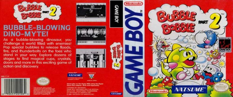 Bubble Bobble Part 2 - Game Boy | VideoGameX
