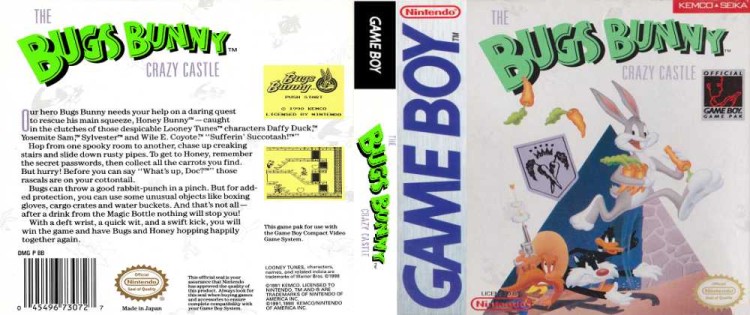 Bugs Bunny Crazy Castle, The - Game Boy | VideoGameX