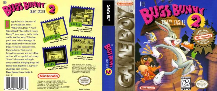 Bugs Bunny Crazy Castle 2, The - Game Boy | VideoGameX