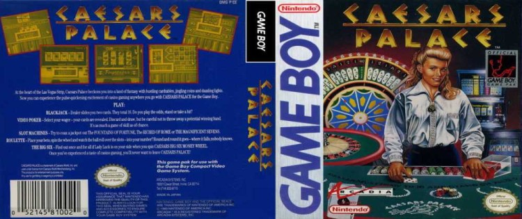 Caesars Palace - Game Boy | VideoGameX