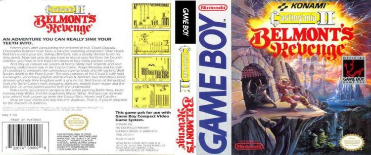 Castlevania II: Belmont's Revenge - Game Boy | VideoGameX