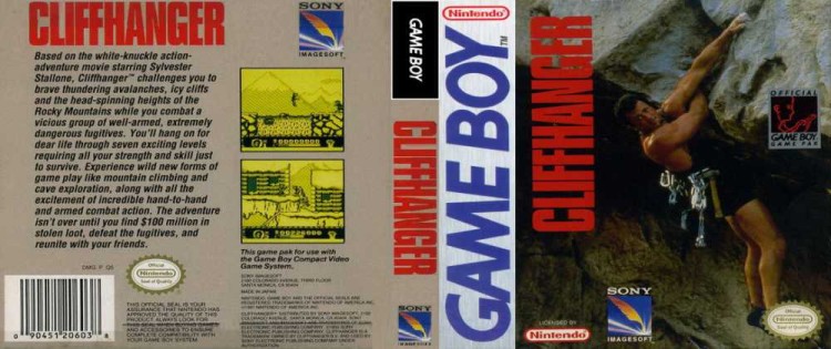 Cliffhanger - Game Boy | VideoGameX