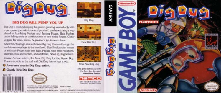 Dig Dug - Game Boy | VideoGameX