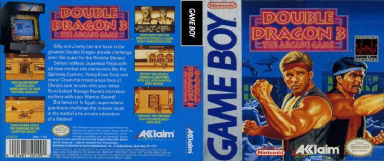 Double Dragon 3: The Arcade Game - Game Boy | VideoGameX
