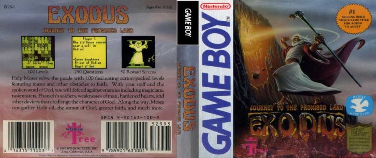 Exodus: Journey to the Promised Land - Game Boy | VideoGameX