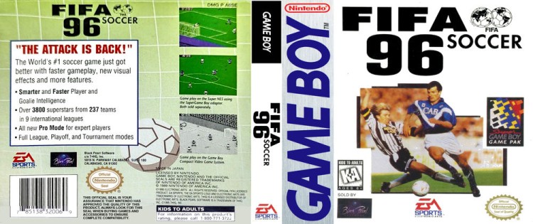 FIFA Soccer '96 - Game Boy | VideoGameX