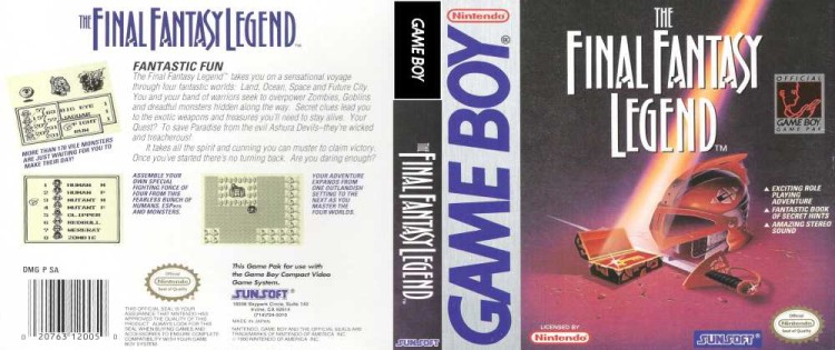 Final Fantasy Legend - Game Boy | VideoGameX