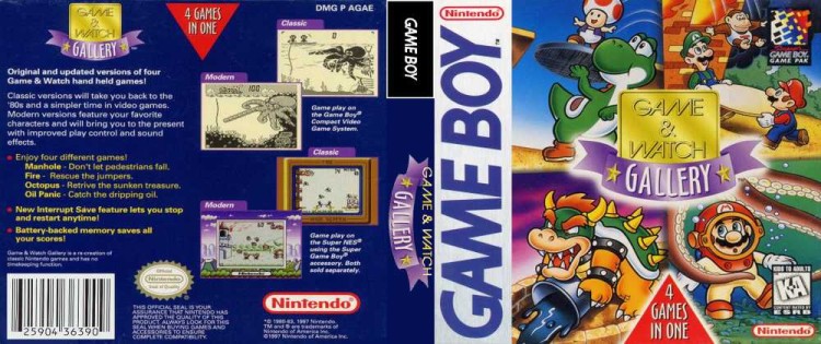 Game & Watch Gallery - Game Boy | VideoGameX