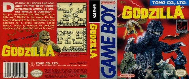 Godzilla - Game Boy | VideoGameX