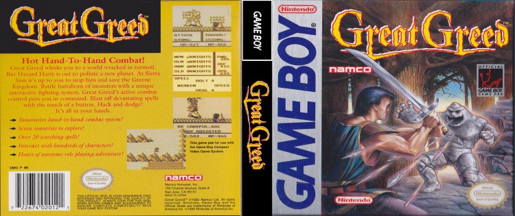 Great Greed - Game Boy | VideoGameX