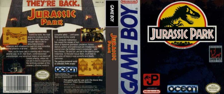 Jurassic Park - Game Boy | VideoGameX