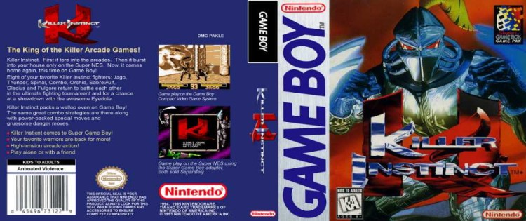 Killer Instinct - Game Boy | VideoGameX