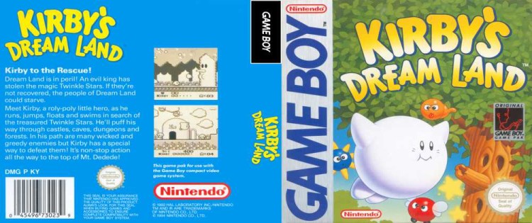 Kirby's Dream Land - Game Boy | VideoGameX