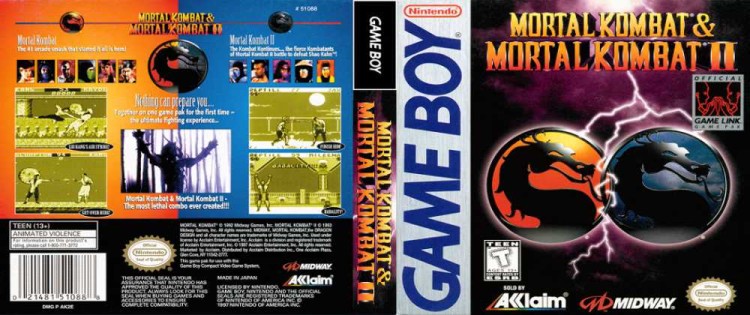 Mortal Kombat & Mortal Kombat II - Game Boy | VideoGameX