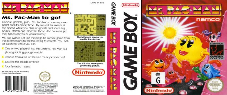 Ms. Pac-Man - Game Boy | VideoGameX