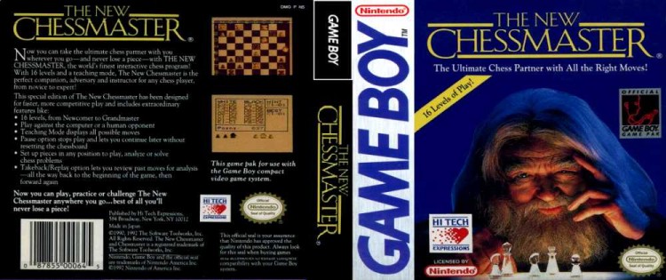 New Chessmaster - Game Boy | VideoGameX