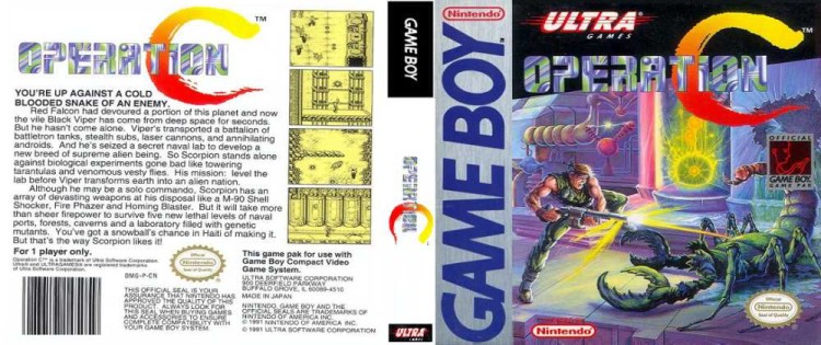 Operation C - Game Boy | VideoGameX