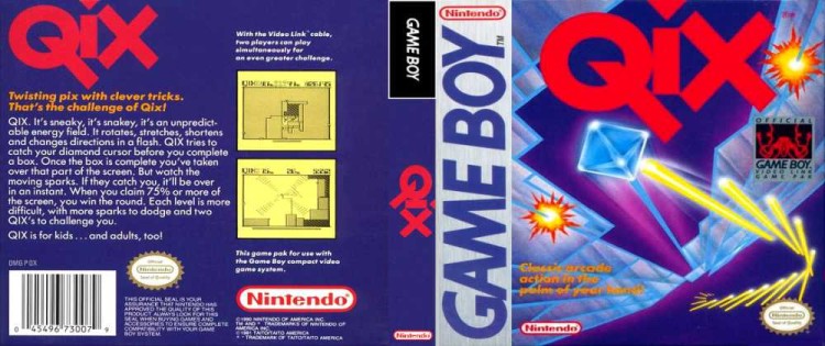 Qix - Game Boy | VideoGameX