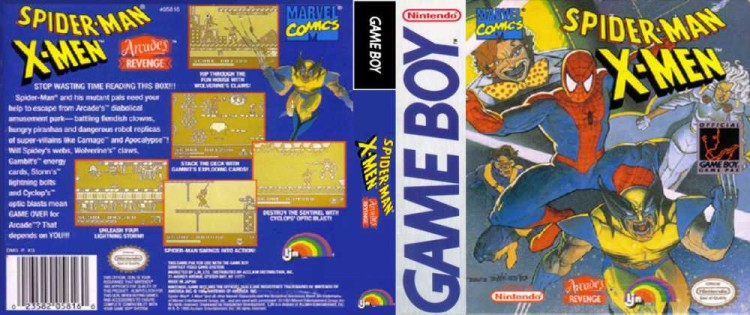 Spider-Man/X-Men: Arcade's Revenge - Game Boy | VideoGameX