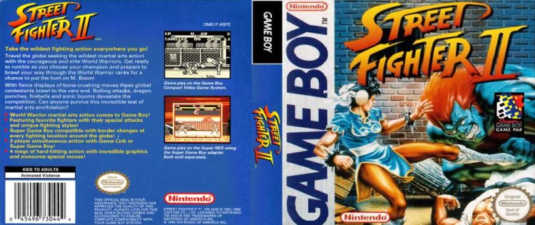 Street Fighter II - Game Boy | VideoGameX