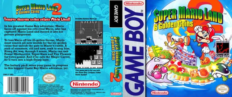 Super Mario Land 2: 6 Golden Coins - Game Boy | VideoGameX